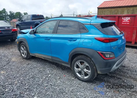 2023 Hyundai Kona Sel из США, поврежденный, VIN KM8K6CAB0PU978912